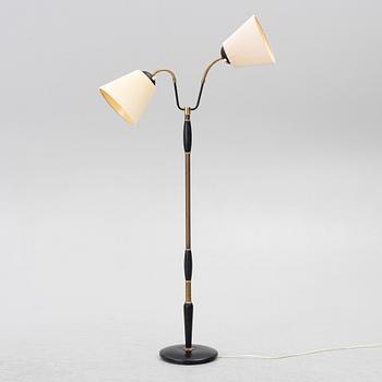 Floor lamp, mid-20th century.