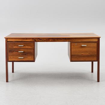 A rosewood writing desk, Averskogs möbelfabrik, Lammhult, 1970's.