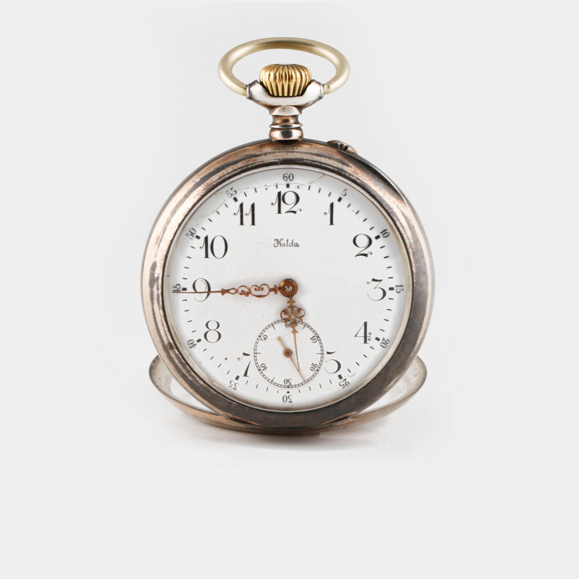 FICKUR, Halda fickurfabrik, silver, ca 1900, vikt 99 gram.