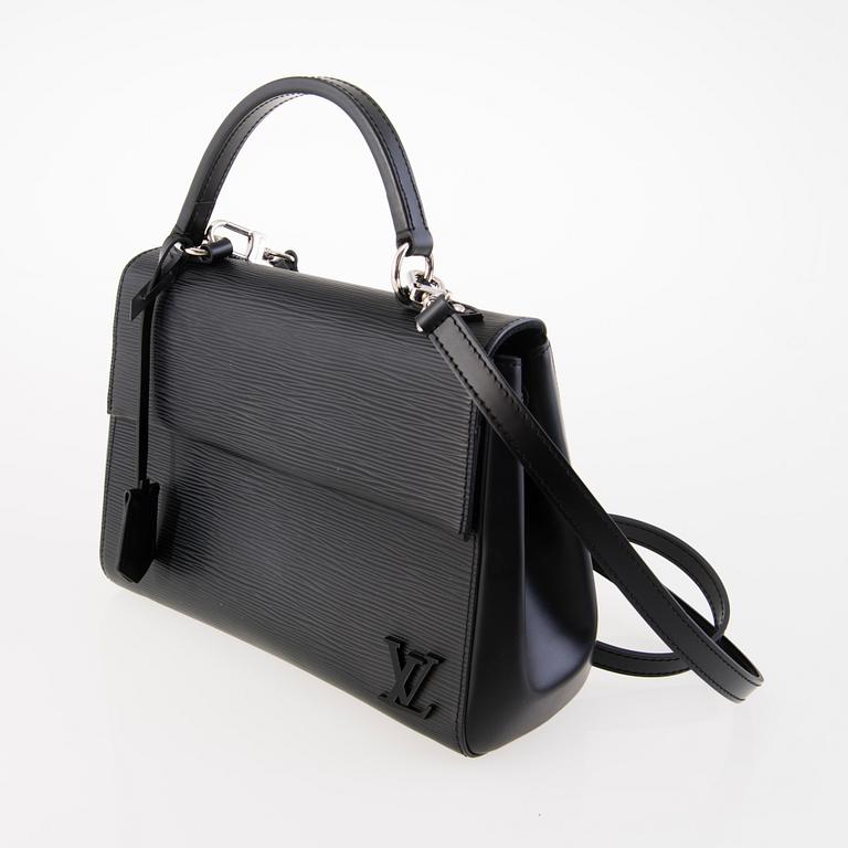 LOUIS VUITTON Black Epi Cluny BB Bag.