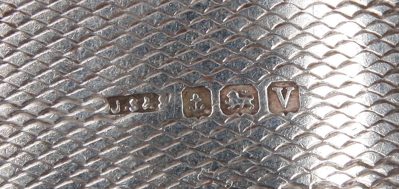 PARTI SILVER, 7 delar, bl a Sheffield och Birmingham, England, 1892-1960. Tot ca 195 g.