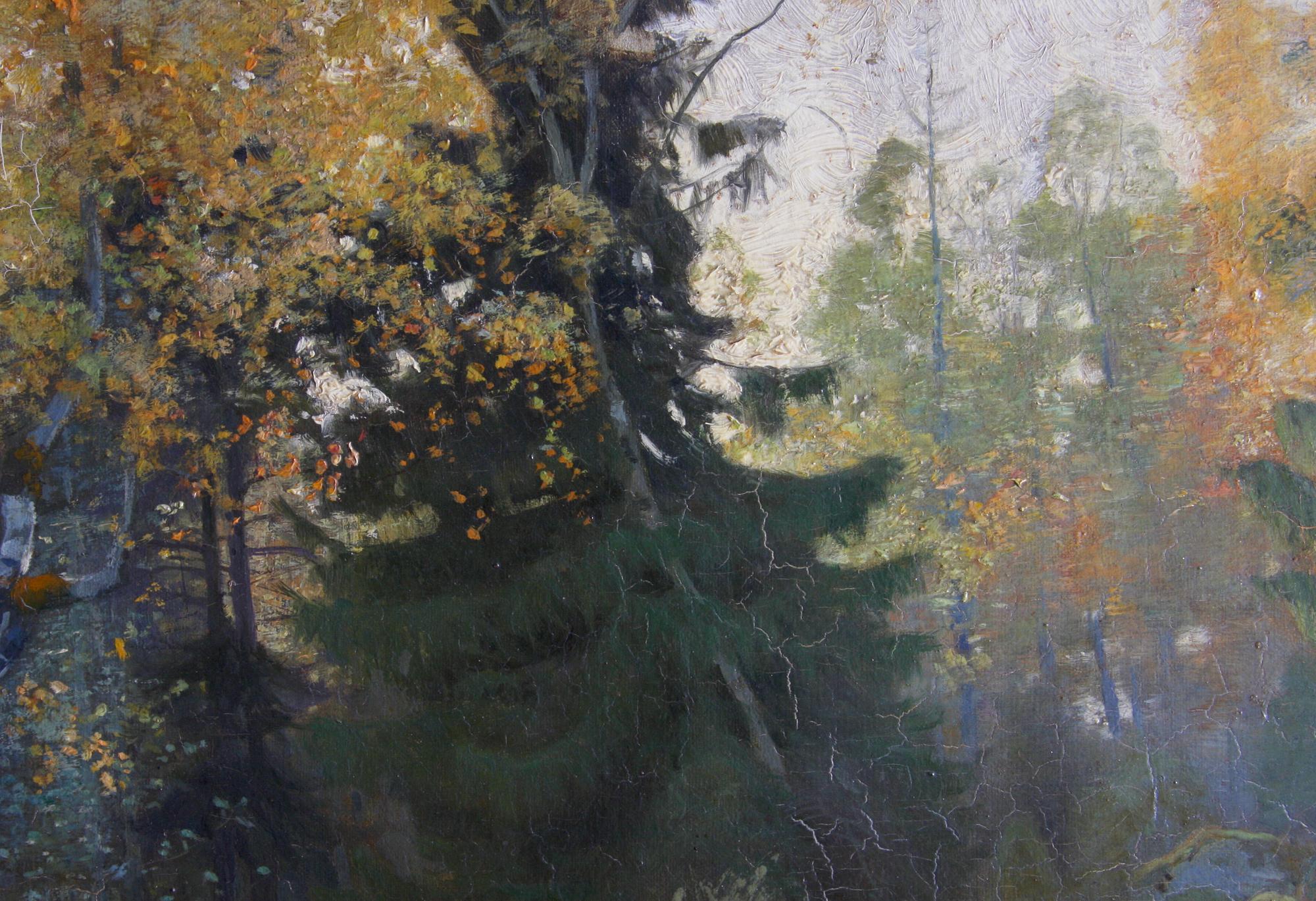 CEDERBERG, KARL. Olja på duk, sign o dat -85 (1885).