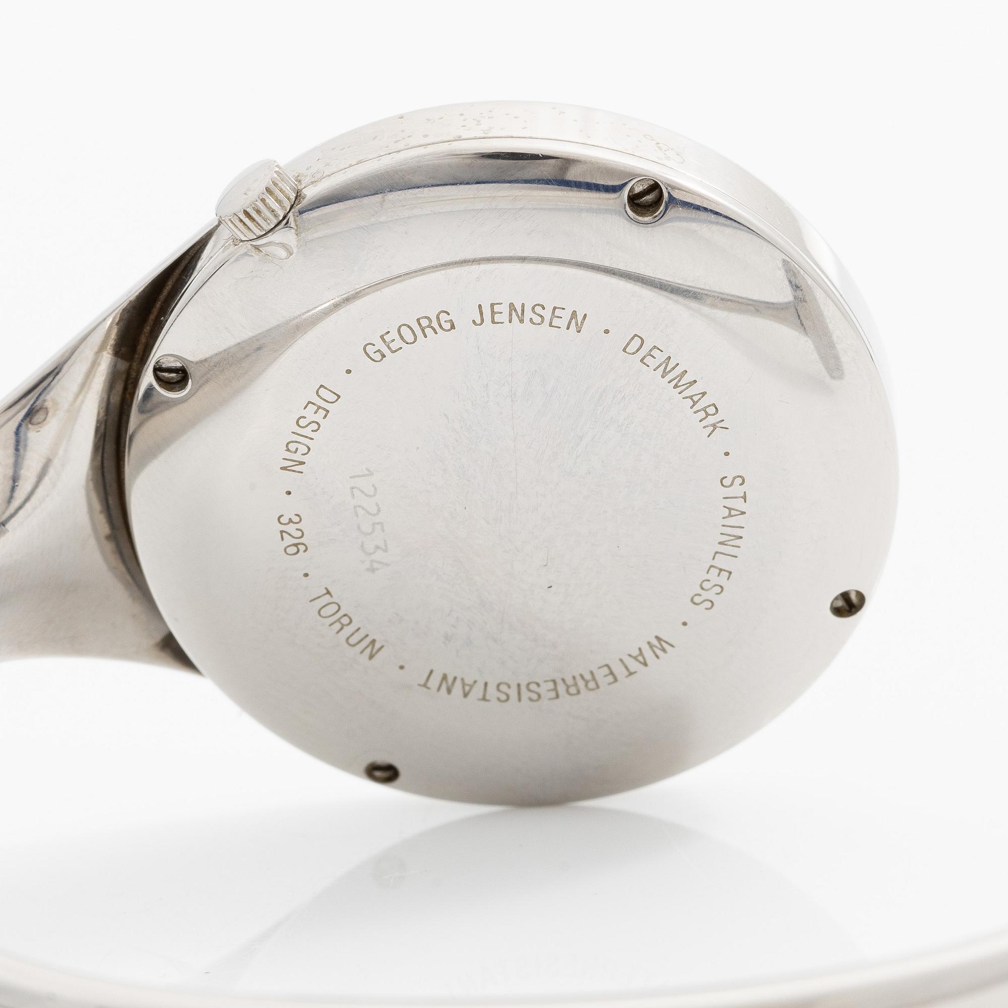 Georg Jensen, Vivianna, design Torun Bülow, wristwatch, 33 mm.