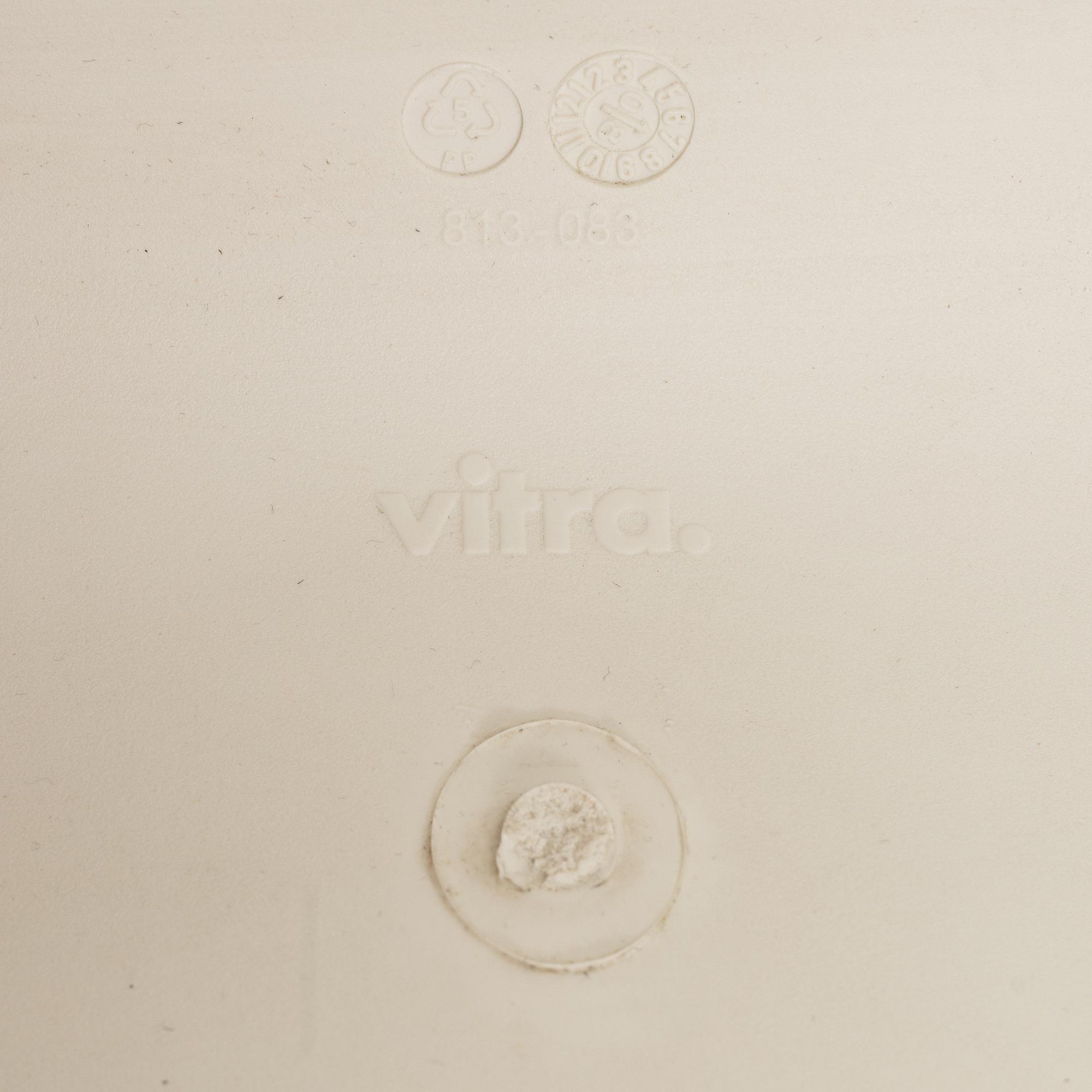 Verner Panton, two chairs, 'Panton Chair Classic', Vitra, 2008.