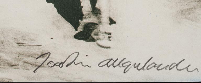 JOAKIM ALLGULANDER, färglitografi. Numrerad 62/240 och signerad.