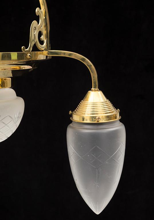 A first half of the 20th century ceiling light.