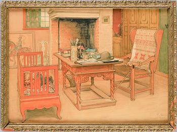 Carl Larsson · CARL LARSSON, efter. Litografi. IDUN, Stockholm.