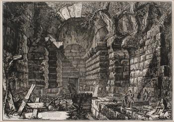 1052. Giovanni Battista Piranesi, "Dimostrazioni dell'emissariodel lago Albano".