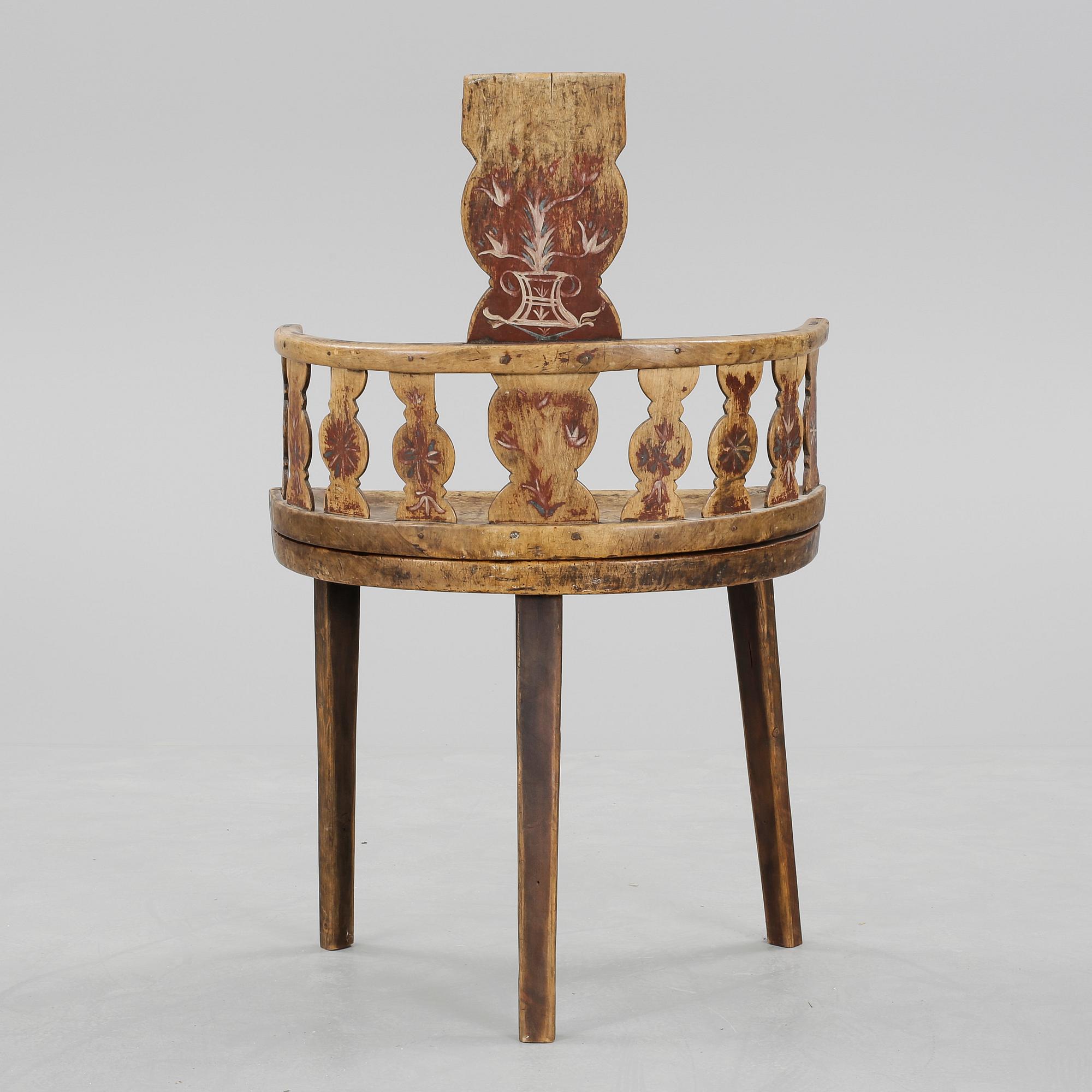 STOL/BORD, allmoge, daterad 1834.
