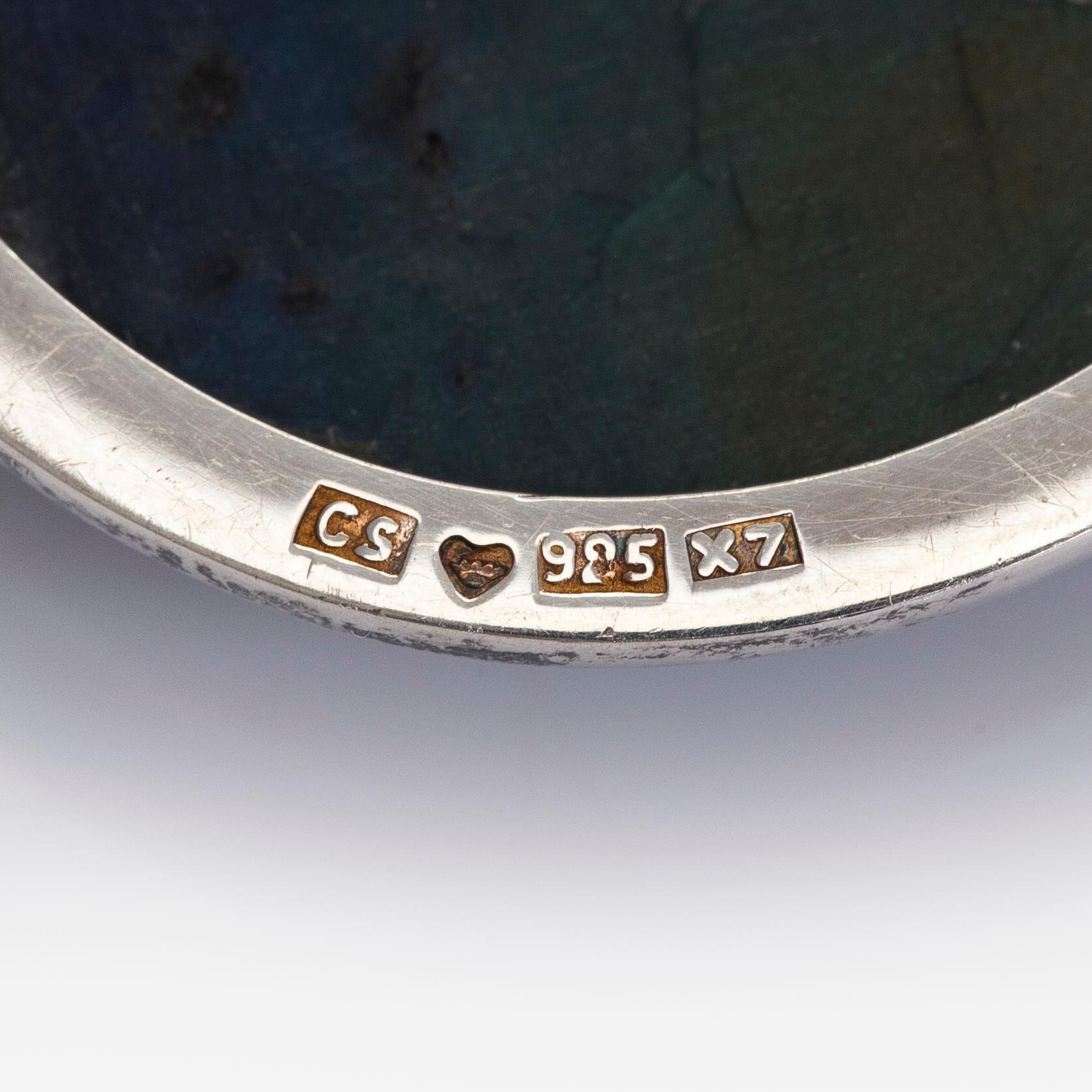 Riipukset, 4 kpl, hopea, spektroliitti, tiikerinsilmä, geodi, Christer Stenberg 1973-75.