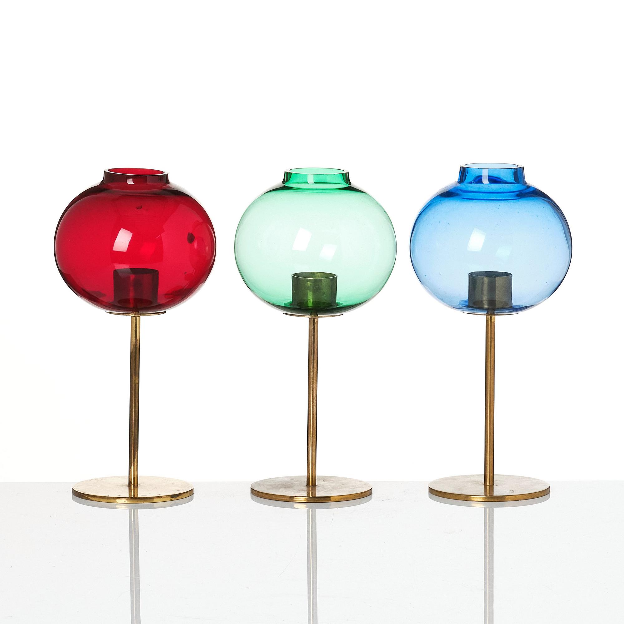 Hans-Agne Jakobsson, ljuslyktor 16 st. "L 24", Hans Agne Jakobsson AB, Markaryd 1960-tal.