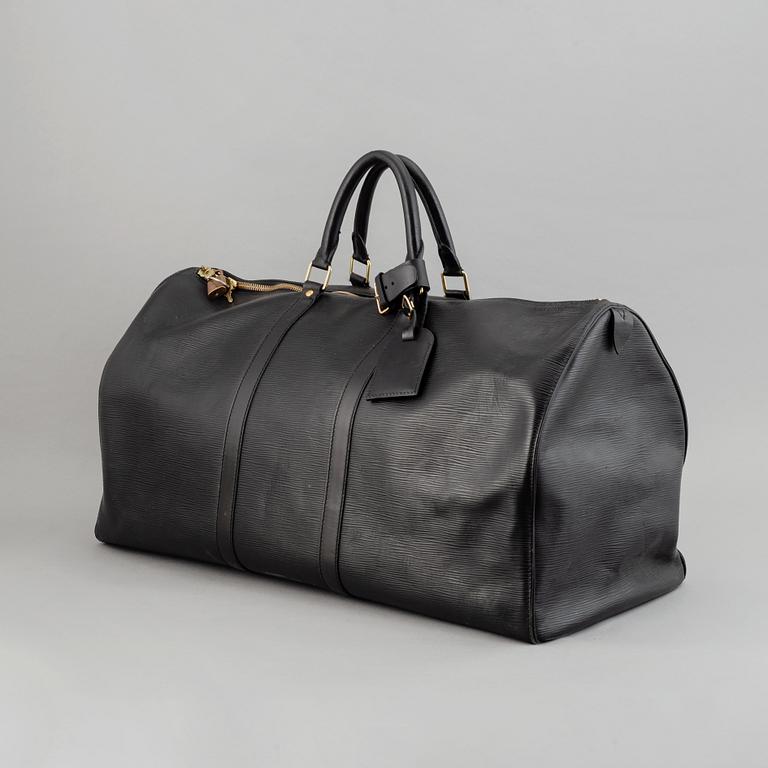 Louis Vuitton, a black Epi 'Keepall 55' weekend bag, 2004.