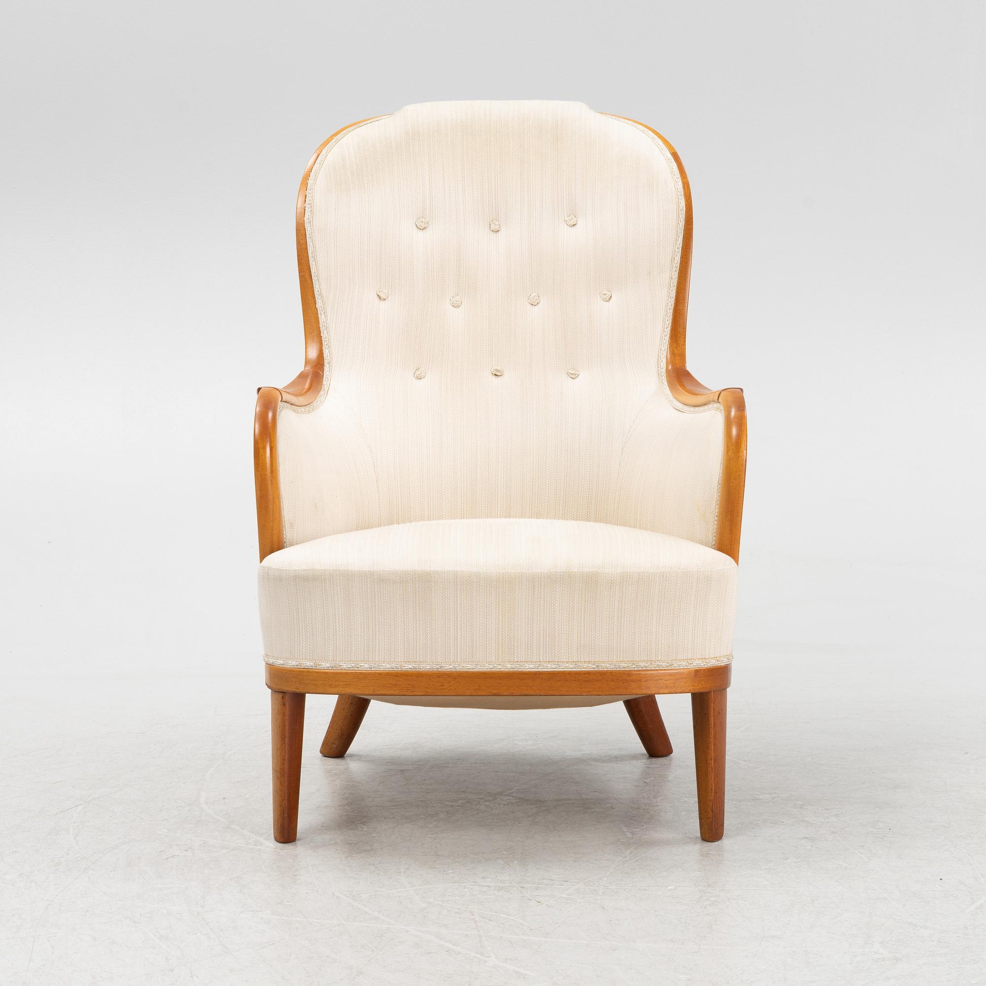 Carl Malmsten, an 'Advokaten' armchair, mid/second half of the 20th century.