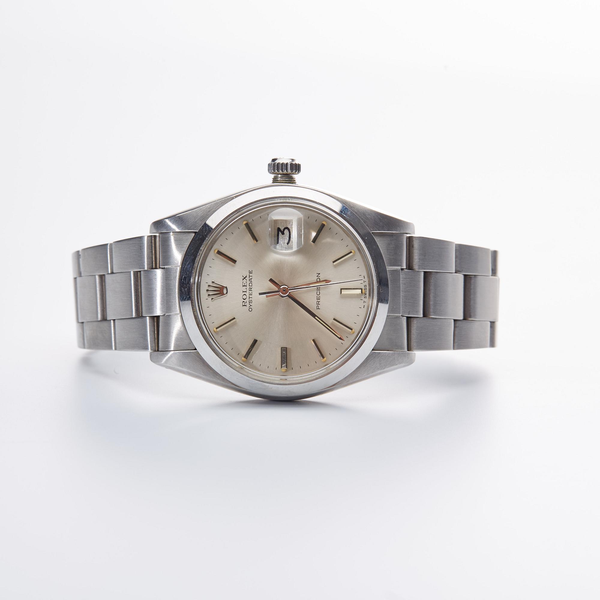 ARMBANDSUR. Rolex, stål, Oysterdate Precision. Cirka 1980, ref nr 6694.