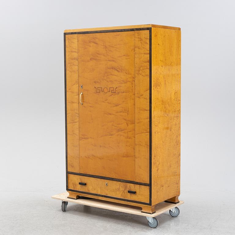 A Swedish birch cabinet, 1930's.