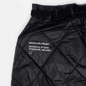 Moncler, A 'FRGMT Hiroshi Fujiwara', down jacket and skirt, size 38.