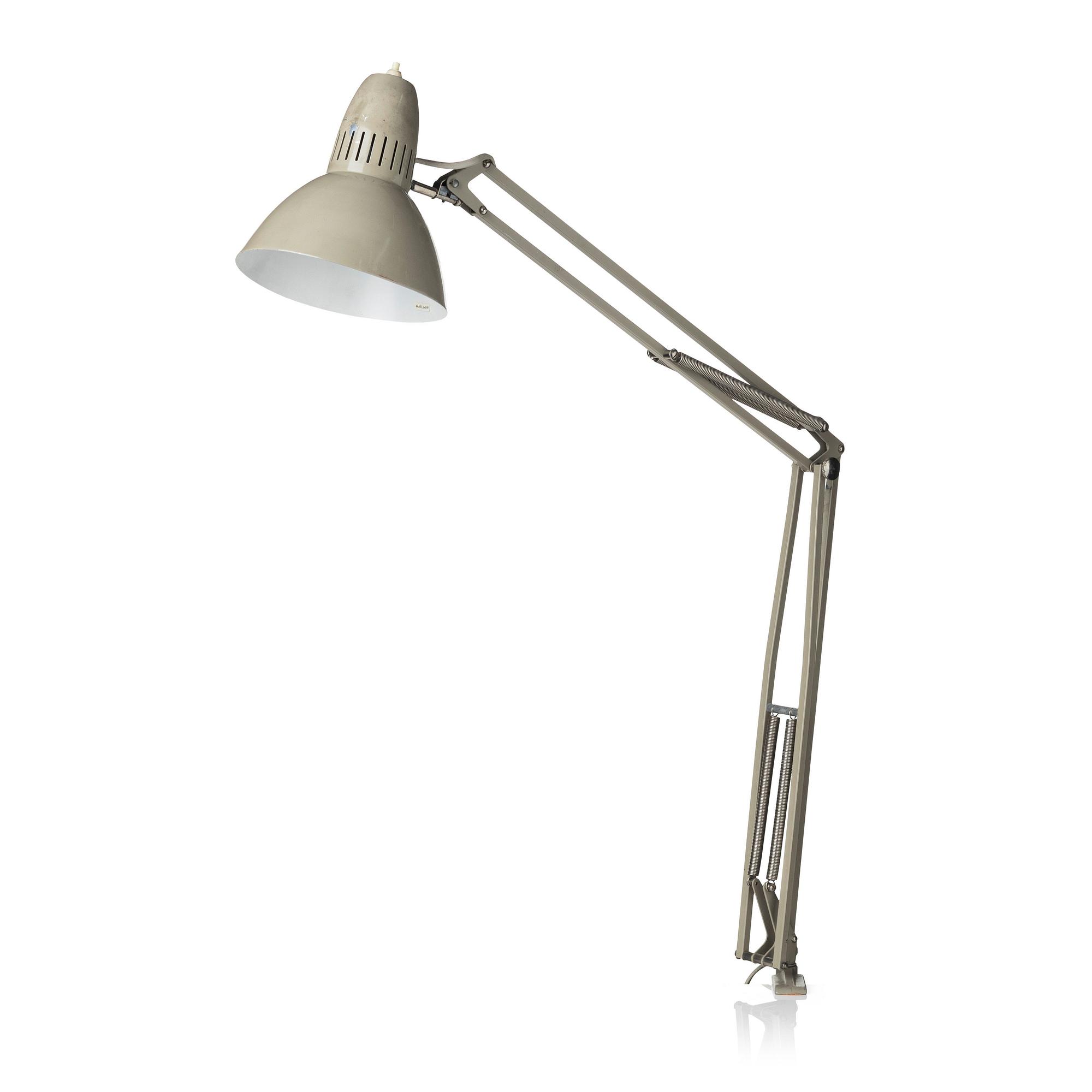 Arkitektlampa, möjligen Asea, 1900-talets mitt.