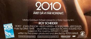 Filmaffisch, "Året då vi får kontakt 2010", Sverige 1985.
