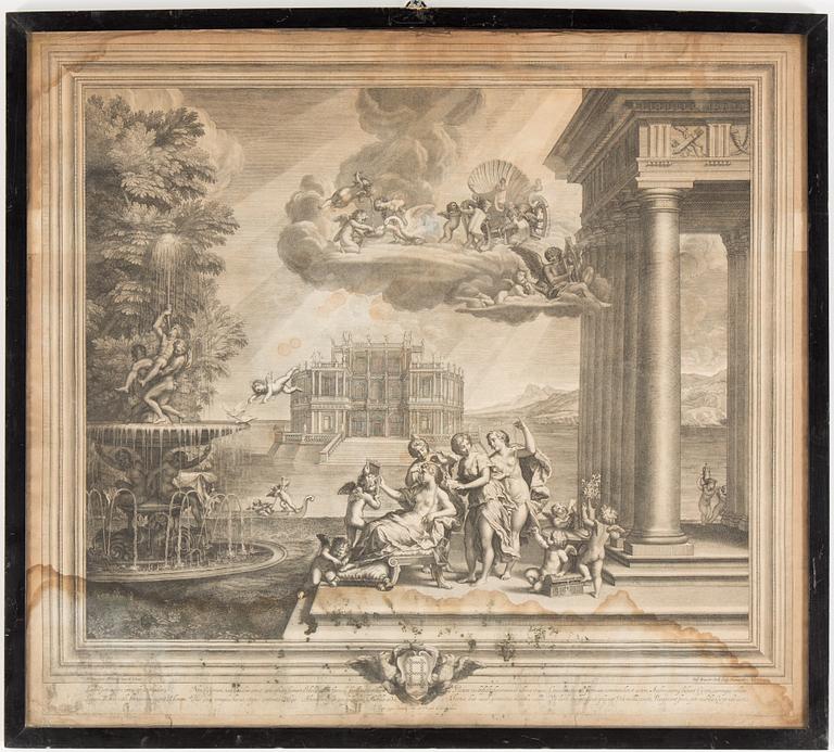 FRANCESCO ALBANI, after, 4 etchings, engraved by Etienne Baudet, dated 1672.