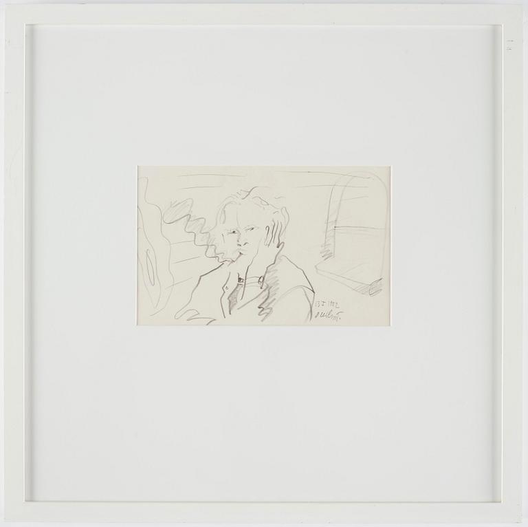 Olli Lyytikäinen, ”Självporträtt. 13.1.1982”.