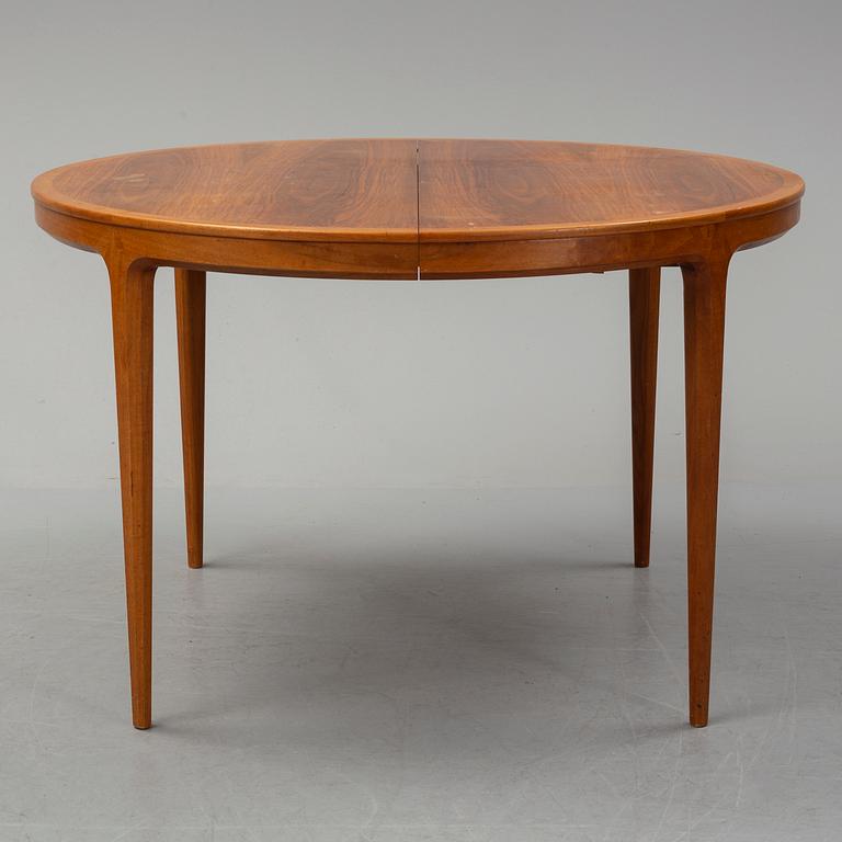 Bertil Fridhagen, "Diamant" a walnut dining table.