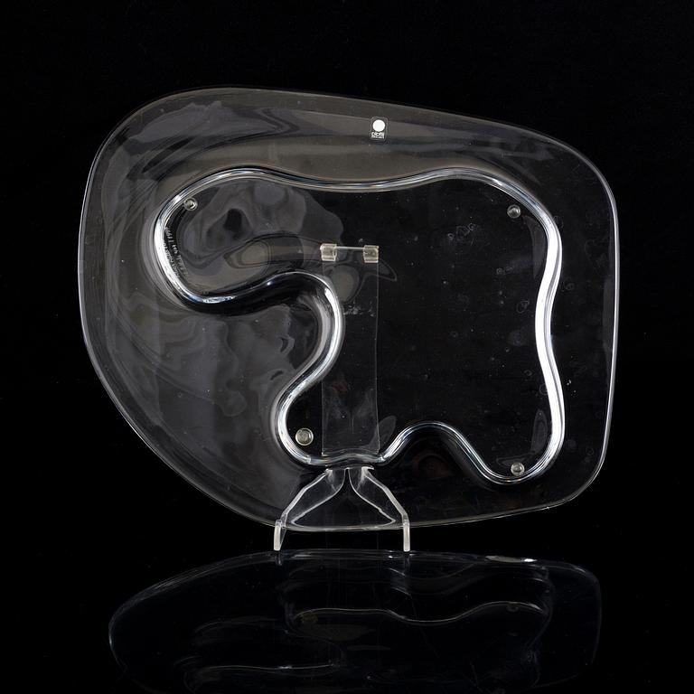 a centenary celebration glass dish signed and numbered "Alvar Aalto 100 1998 Iittala 407/1998".