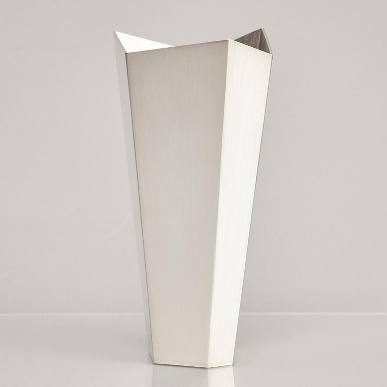 A sterling silver vase, mark of Rolf Lindståhl, Stockholm 2011.