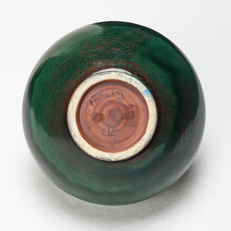 Berndt Friberg, a stoneware vase, Gustavsberg studio, Sweden 1965.