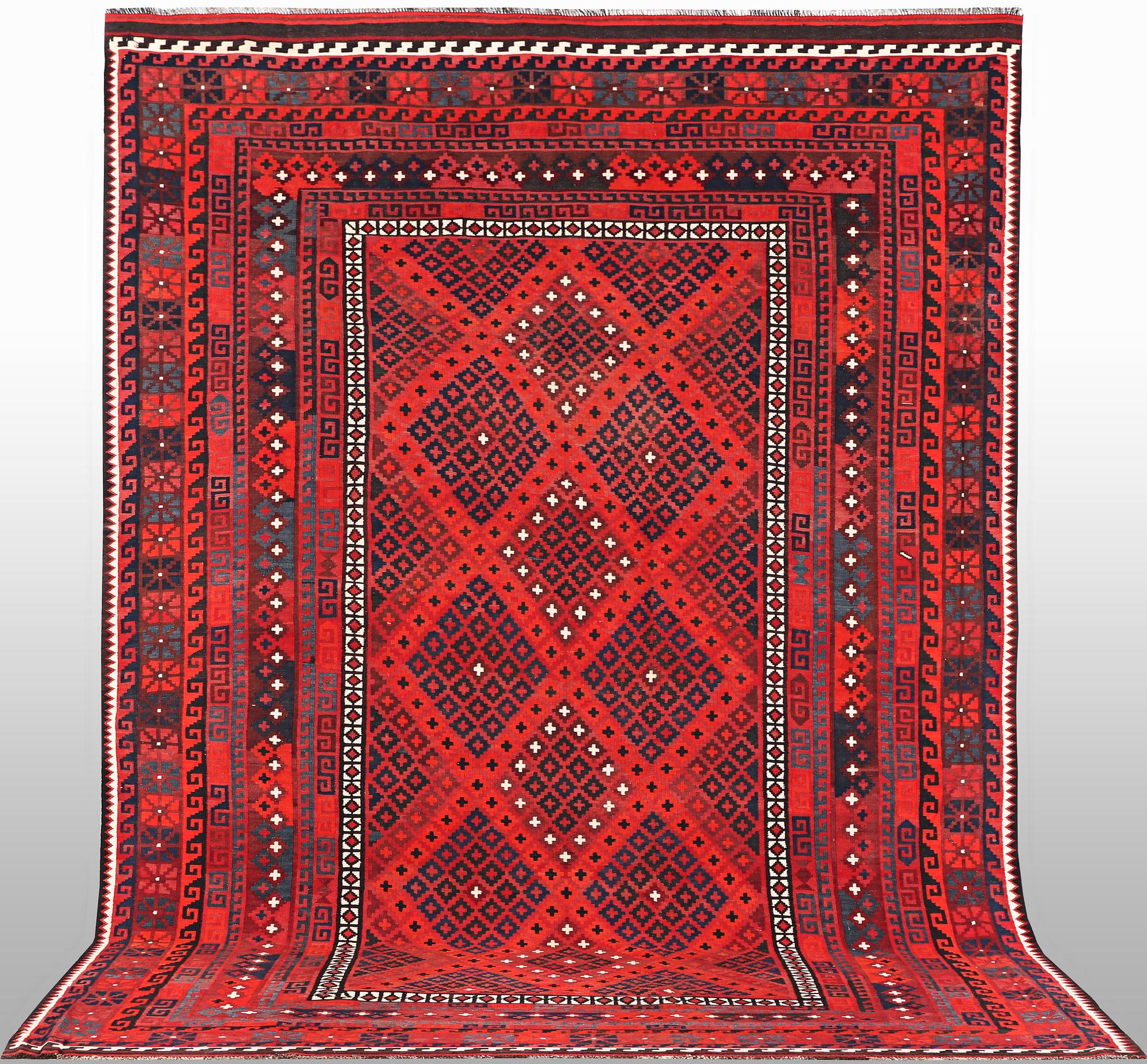 Carpet, Afghan, ca 429 x 255 cm.