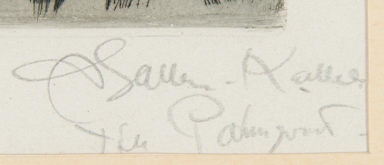 Akseli Gallen-Kallela, Självporträtt.