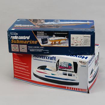 NIKKO, Hovercraft & Submarine, 1980's.