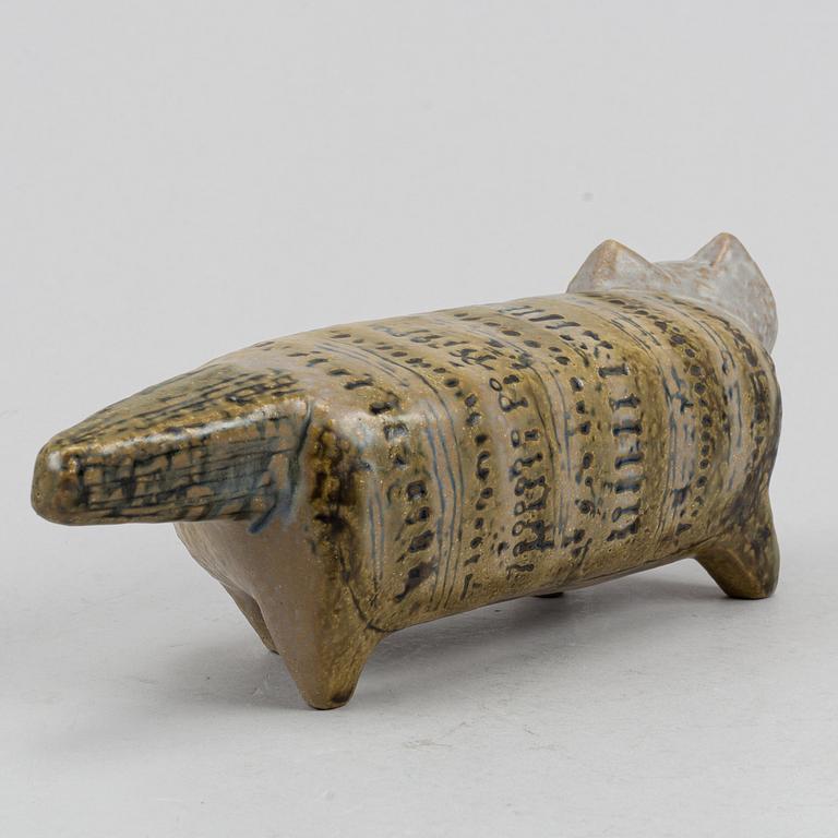 Lisa Larson, two stoneware figurines, Gustavsberg.
