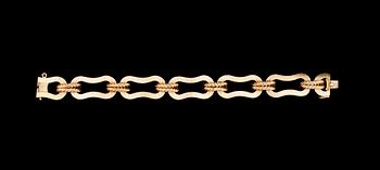 ARMBAND, 18K guld, italienska stämplar. Vikt 45,3 g.