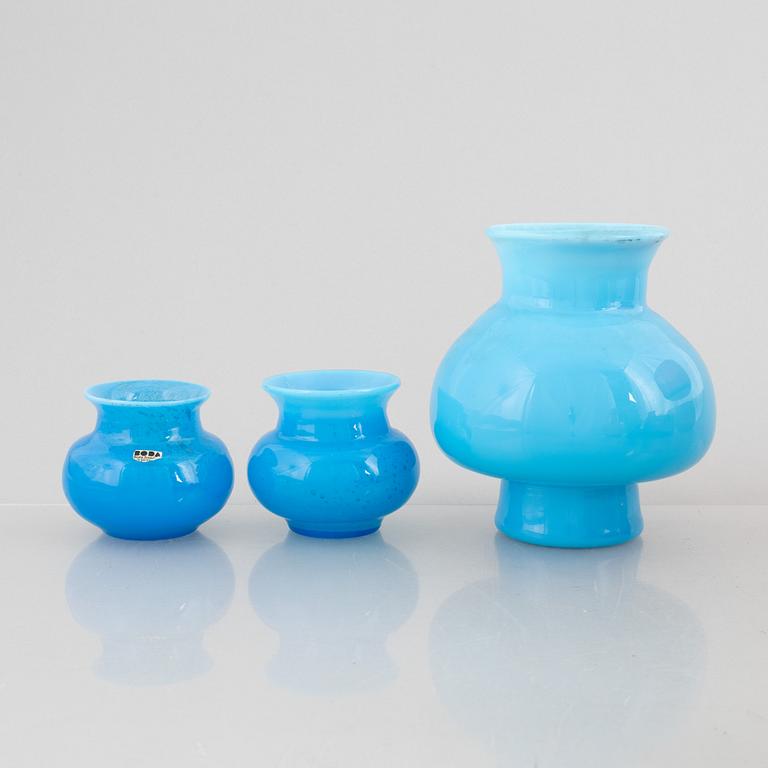 Erik Höglund, collection of glass objects, 17 pieces, Boda.