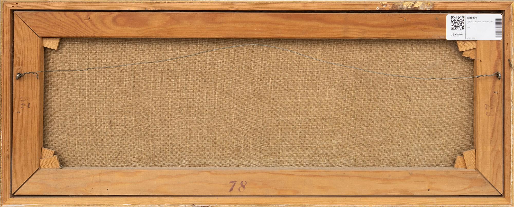 Sigfrid Södergren, Landscape.