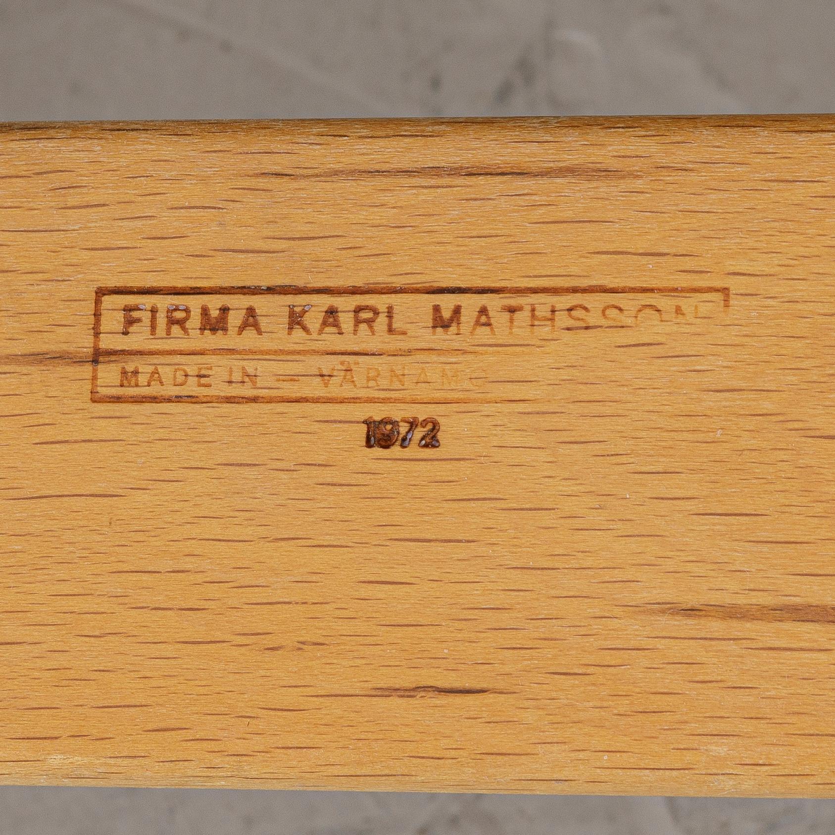 Bruno Mathsson, Armchair, "Eva", Firma Karl Mathsson, Värnamo, Sweden 1972.