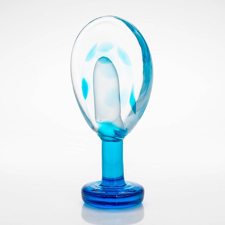 Oiva Toikka, a "Lollipop" glass sculpture, signed Oiva Toikka IITTALA Scope 2021, 94/200.