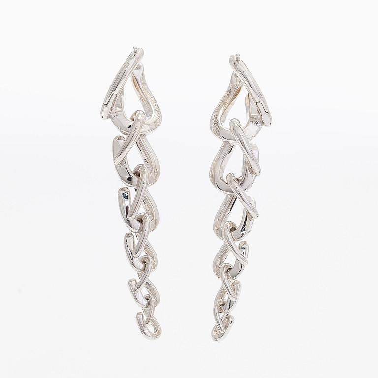 Tiffany & Co, korvakorut, ”Forge”, sterlinghopeaa.