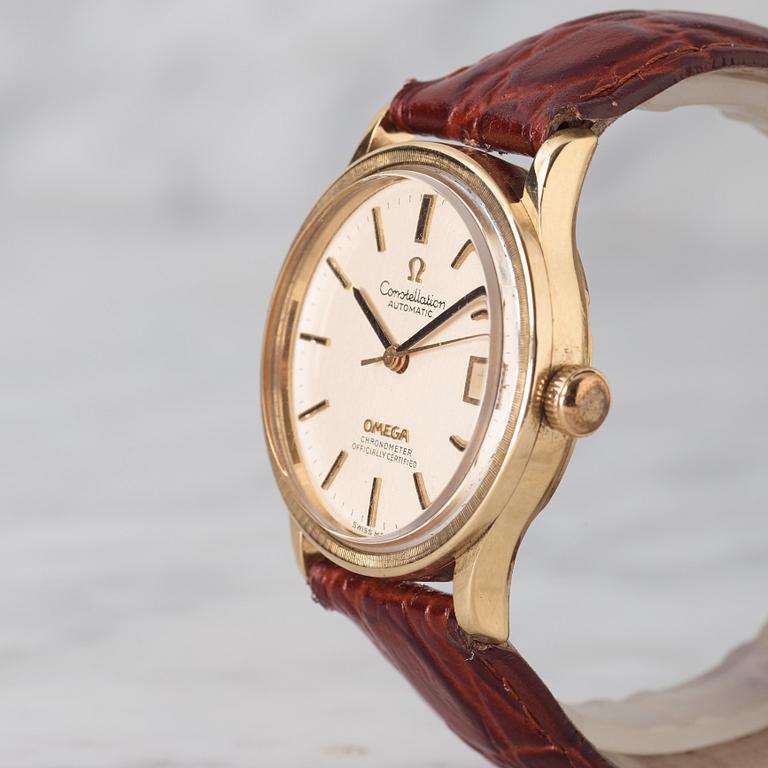 OMEGA, Constellation, Chronometer, wristwatch, 33,5 mm.