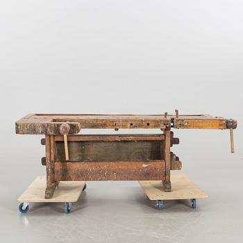 A Swedish 19th century workbench.