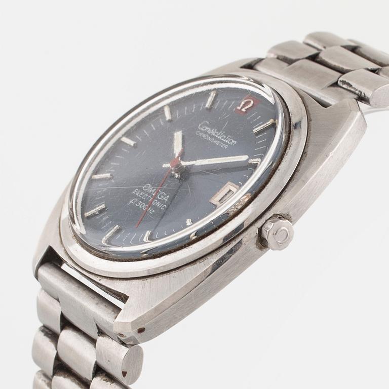 OMEGA, Contellation Chronometer Electronic (f300Hz), 33 (43) mm.