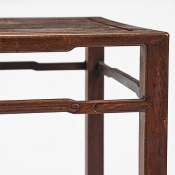 A hardwood table, Qing dynasty.
