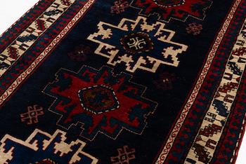 A Lesghi rug, North East Caucasus, signed, c. 230 x 135 cm.
