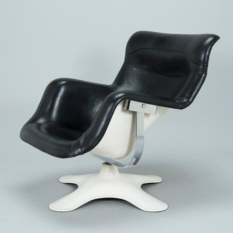 Yrjö Kukkapuro, 1980/-90s armchair 'Carousel' for Avarte, Finland.