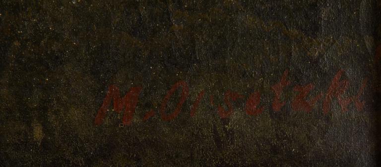 Unknown artist, 19th Century, oil on canvas, signed M. Orsetzki.