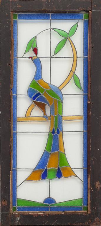FÖNSTER, 4 st, Jugendstil.