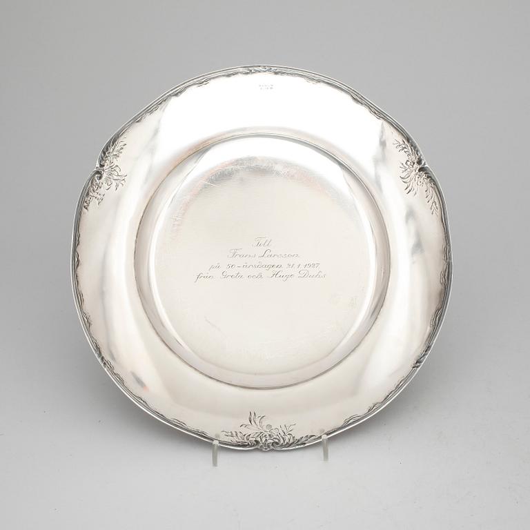 FAT, 2 st, silver, bla W.A bolin, Stockholm,1927. Total vikt ca 794 gram.