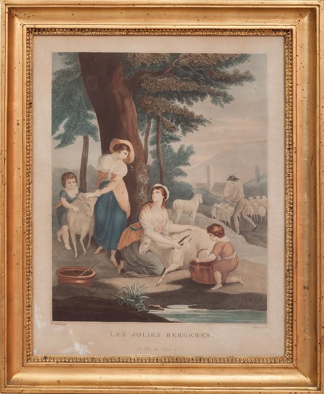 GRAVYRER, ett par, 1800-tal.