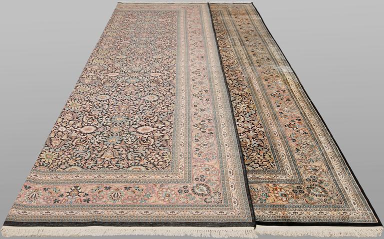Carpet, Silk, Kashmir, 580 x 362 cm.
