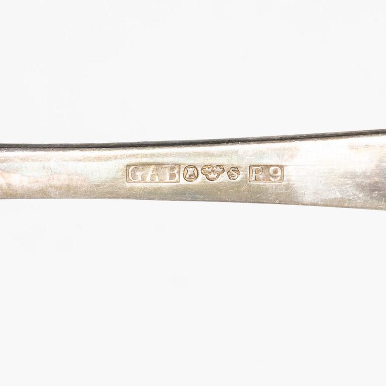 Jacob Ängman, bestick, 24 st, silver, modell "Rosenholm", GAB, Stockholm 1960-tal.
